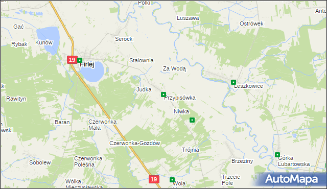 mapa Przypisówka, Przypisówka na mapie Targeo