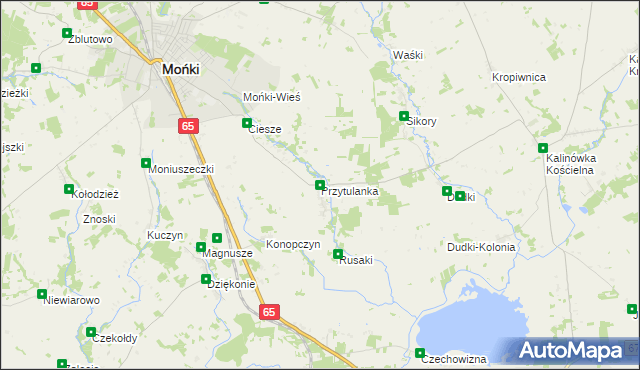 mapa Przytulanka, Przytulanka na mapie Targeo