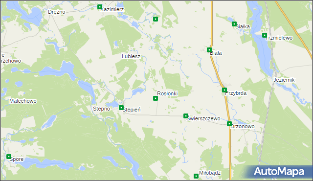 mapa Rosłonki, Rosłonki na mapie Targeo