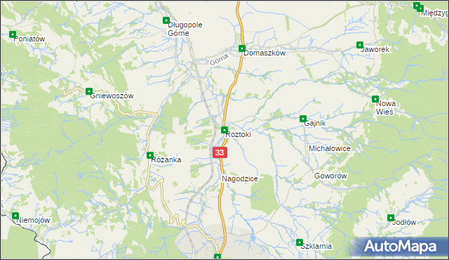 mapa Roztoki gmina Międzylesie, Roztoki gmina Międzylesie na mapie Targeo