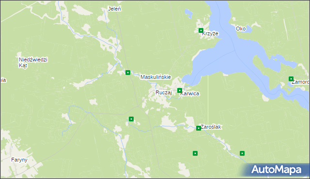 mapa Ruczaj, Ruczaj na mapie Targeo