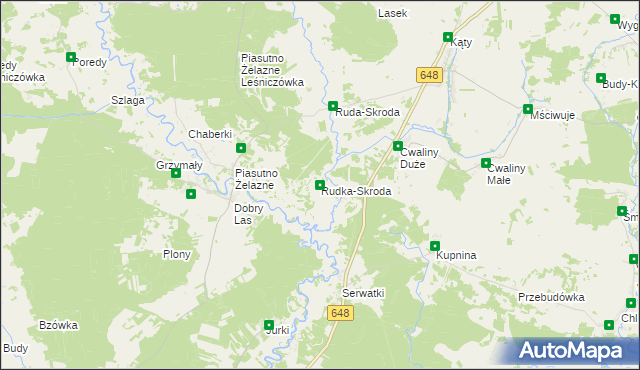 mapa Rudka-Skroda, Rudka-Skroda na mapie Targeo