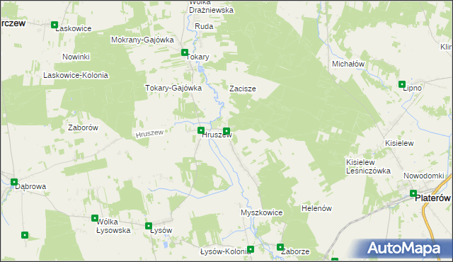 mapa Rusków, Rusków na mapie Targeo