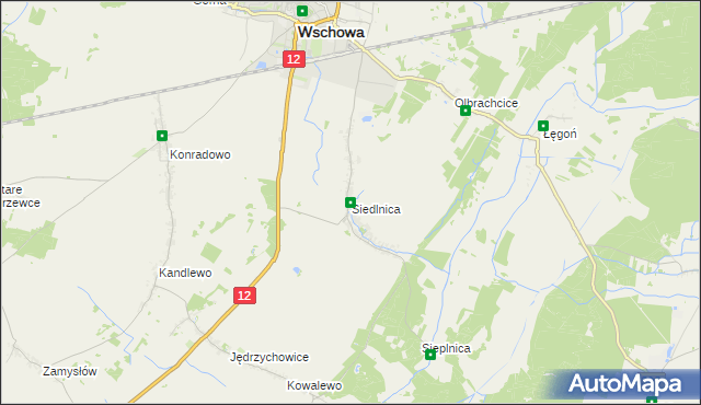 mapa Siedlnica, Siedlnica na mapie Targeo