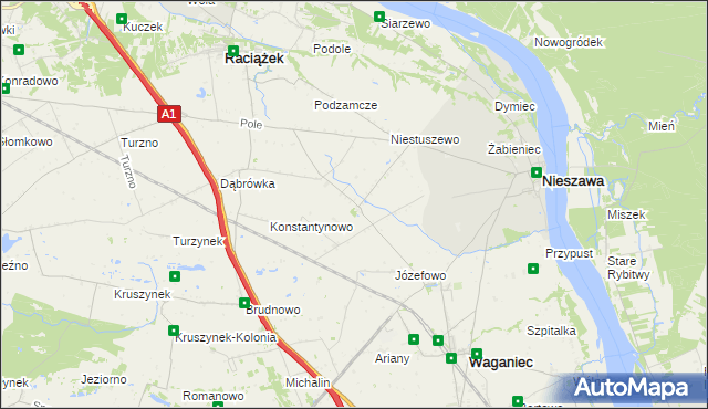 mapa Sierzchowo, Sierzchowo na mapie Targeo