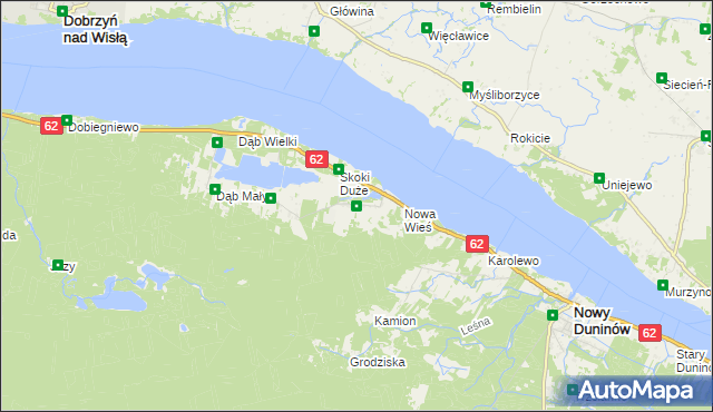 mapa Skoki Małe, Skoki Małe na mapie Targeo