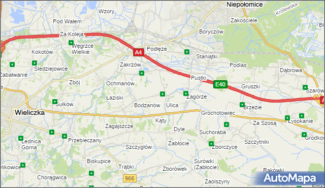 mapa Słomiróg, Słomiróg na mapie Targeo