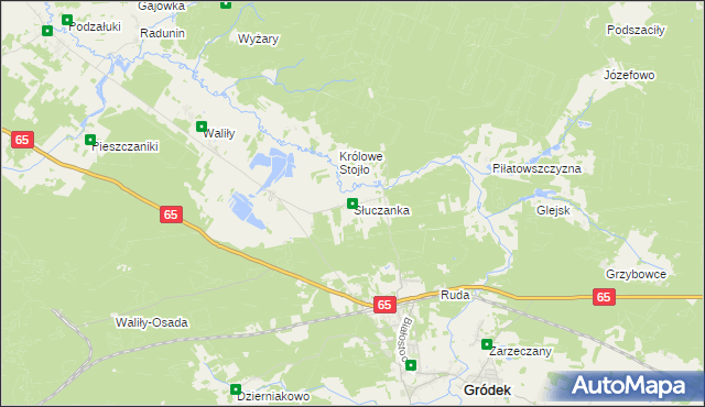 mapa Słuczanka, Słuczanka na mapie Targeo