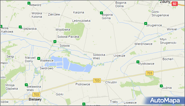 mapa Sobocka Wieś, Sobocka Wieś na mapie Targeo