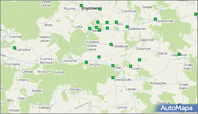 mapa Sokolenie, Sokolenie na mapie Targeo