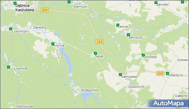 mapa Spole, Spole na mapie Targeo