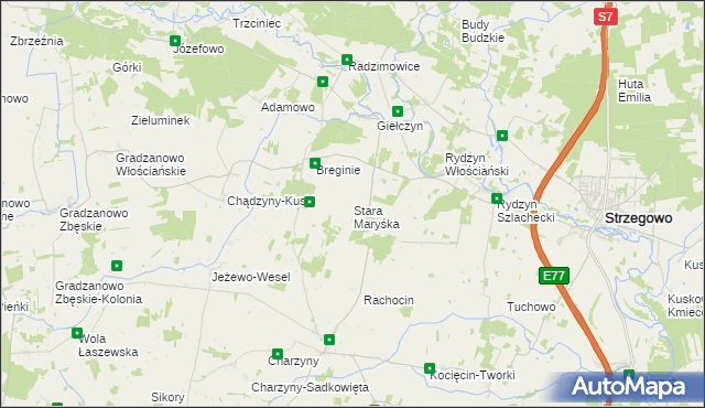 mapa Stara Maryśka, Stara Maryśka na mapie Targeo