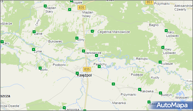 mapa Stare Króle, Stare Króle na mapie Targeo