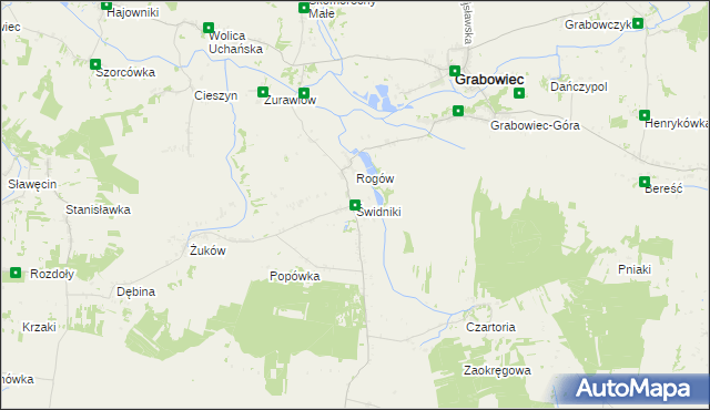 mapa Świdniki, Świdniki na mapie Targeo