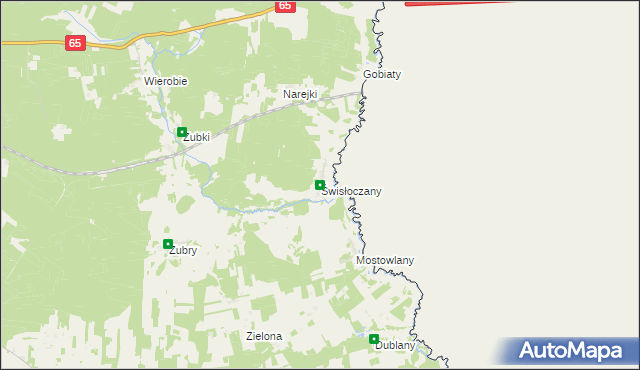 mapa Świsłoczany, Świsłoczany na mapie Targeo