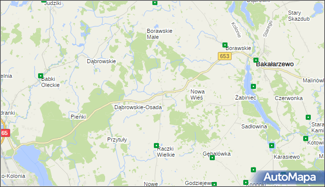 mapa Szczecinki, Szczecinki na mapie Targeo