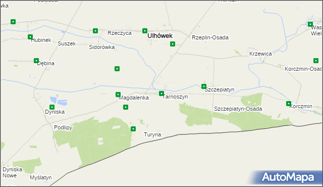 mapa Tarnoszyn, Tarnoszyn na mapie Targeo