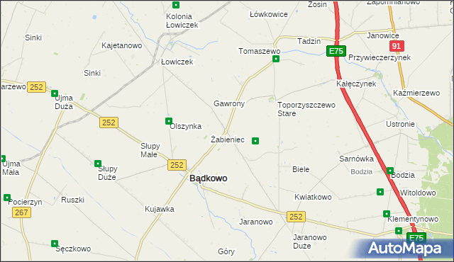 mapa Toporzyszczewo, Toporzyszczewo na mapie Targeo