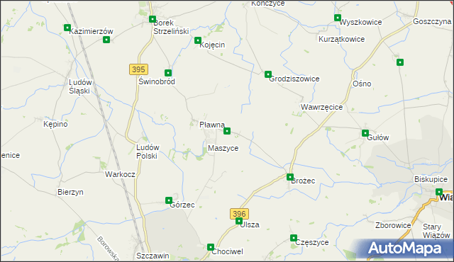 mapa Trześnia, Trześnia na mapie Targeo