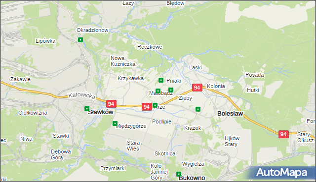 mapa Ujków Nowy, Ujków Nowy na mapie Targeo