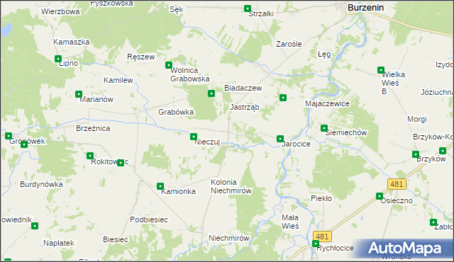 mapa Waszkowskie, Waszkowskie na mapie Targeo