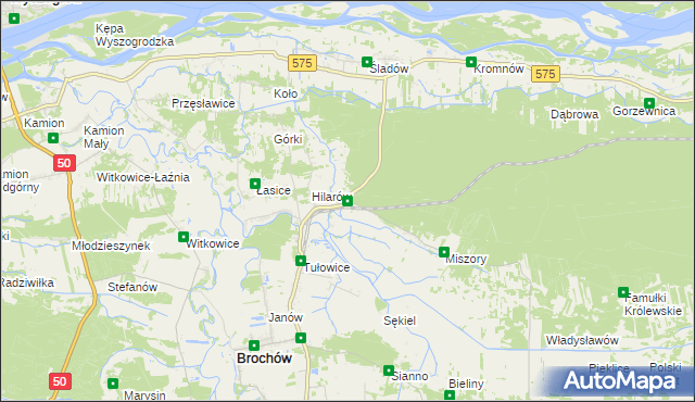 mapa Wilcze Śladowskie, Wilcze Śladowskie na mapie Targeo