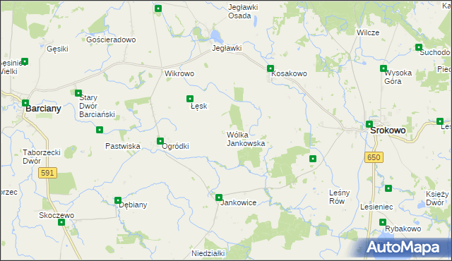 mapa Wólka Jankowska, Wólka Jankowska na mapie Targeo