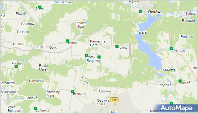 mapa Wymysłów gmina Szydłów, Wymysłów gmina Szydłów na mapie Targeo