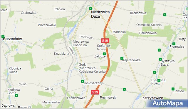 mapa Załucze, Załucze na mapie Targeo