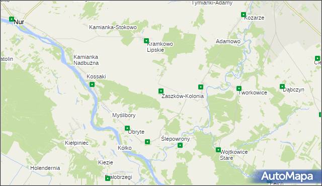 mapa Zaszków-Kolonia, Zaszków-Kolonia na mapie Targeo