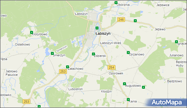 mapa Zdziersk, Zdziersk na mapie Targeo