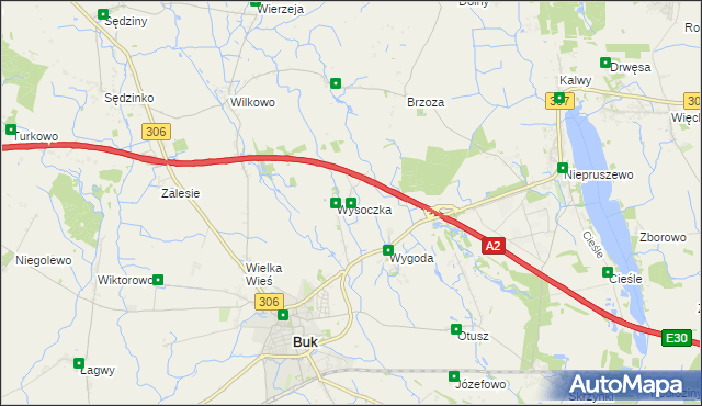 mapa Żegowo, Żegowo na mapie Targeo