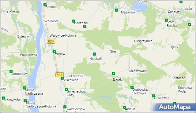 mapa Zofipole gmina Annopol, Zofipole gmina Annopol na mapie Targeo