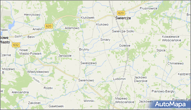 mapa Świeszewko, Świeszewko na mapie Targeo