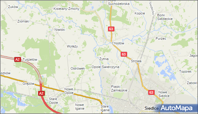 mapa Żytnia, Żytnia na mapie Targeo