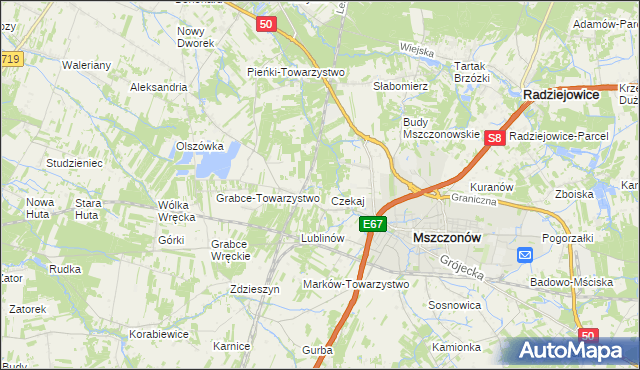 mapa Marków-Świnice, Marków-Świnice na mapie Targeo