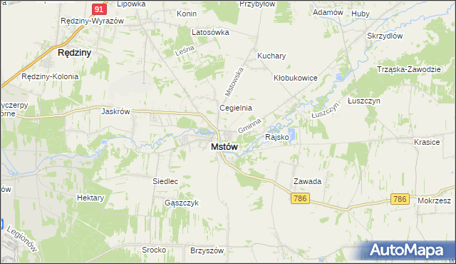 mapa Wancerzów, Wancerzów na mapie Targeo