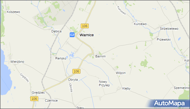 mapa Barnim, Barnim na mapie Targeo