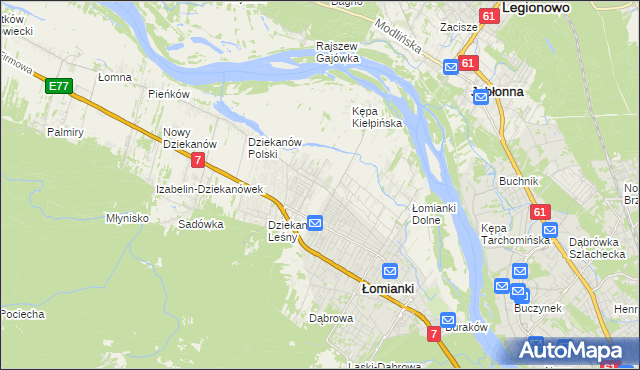 mapa Kiełpin Poduchowny, Kiełpin Poduchowny na mapie Targeo