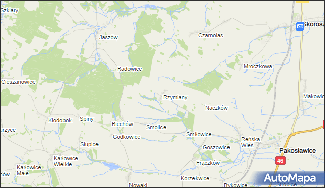 mapa Rzymiany, Rzymiany na mapie Targeo