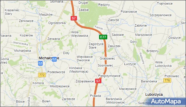 mapa Sieborowice, Sieborowice na mapie Targeo