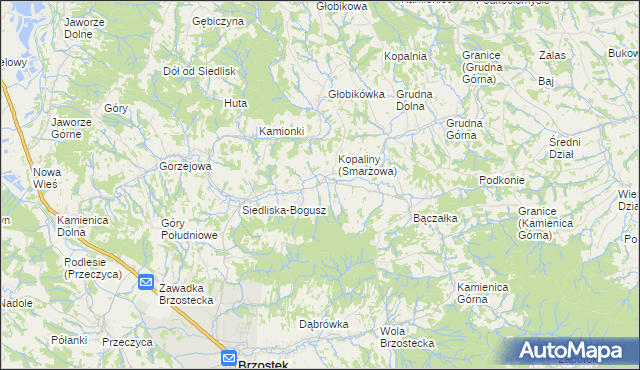 mapa Smarżowa, Smarżowa na mapie Targeo