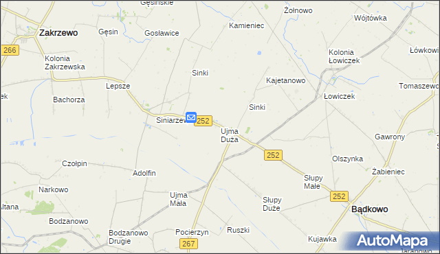 mapa Ujma Duża, Ujma Duża na mapie Targeo