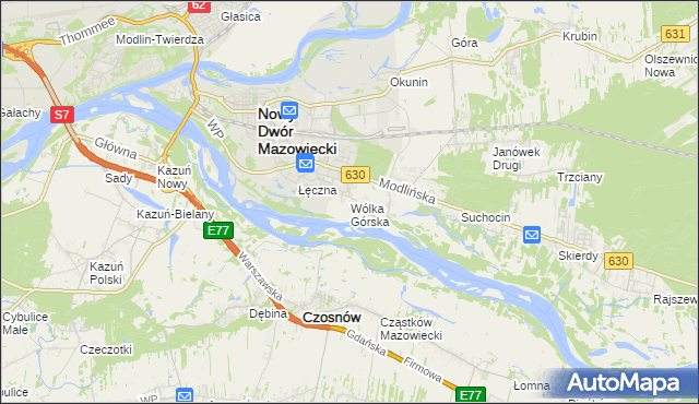 mapa Wólka Górska, Wólka Górska na mapie Targeo