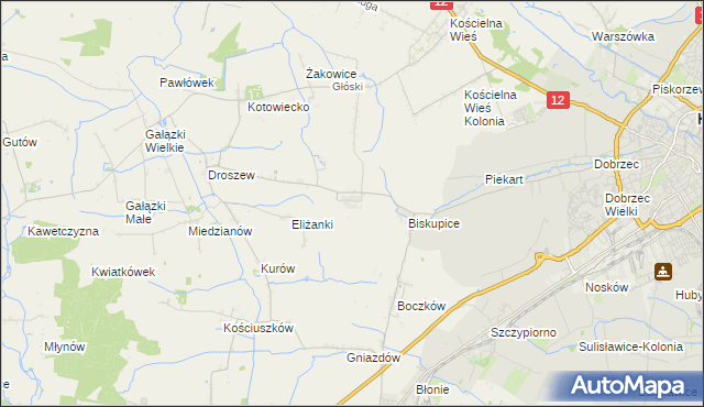 mapa Trkusów, Trkusów na mapie Targeo