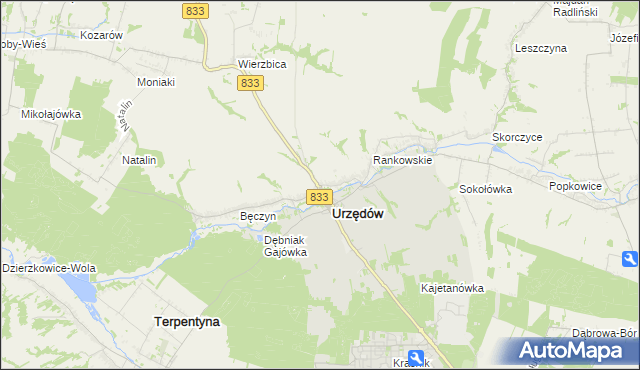 mapa Mikuszewskie, Mikuszewskie na mapie Targeo