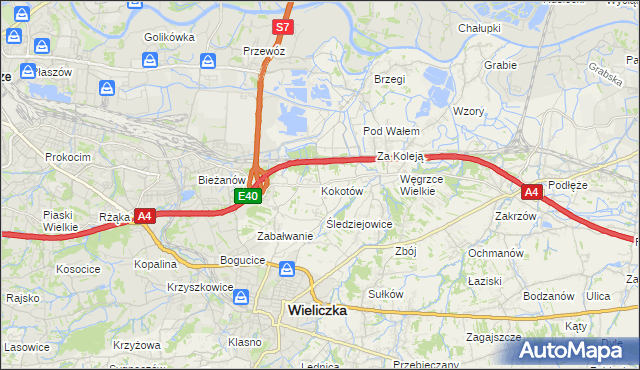 mapa Kokotów, Kokotów na mapie Targeo