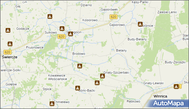 mapa Brodowo-Bąboły, Brodowo-Bąboły na mapie Targeo