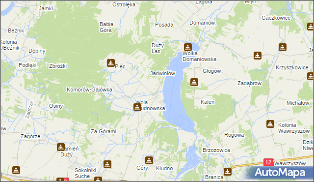 mapa Brudnów, Brudnów na mapie Targeo