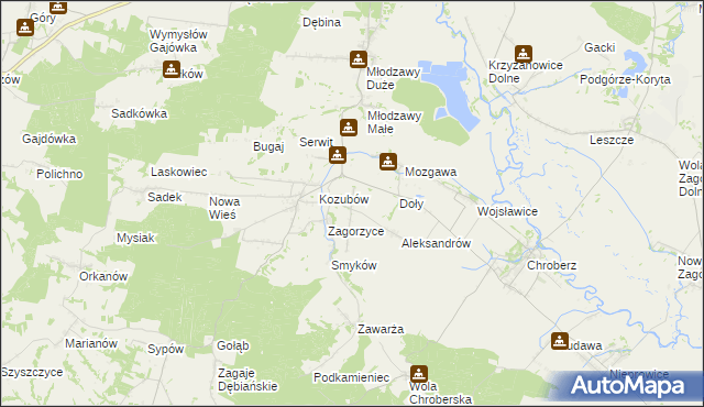 mapa Byczów, Byczów na mapie Targeo